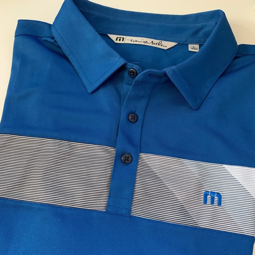 Travis Mathew Polo Shirt Sz L